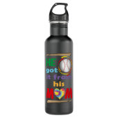 Hij kreeg het van zijn moeder, trotse moeder waterfles  (Voorkant)