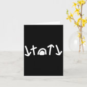 Hij Kwam Hij Stierf Hij Stond Op Hij Is Gestegen H Kaart (Gele Bloem)