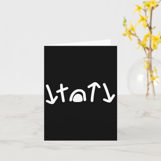 Hij Kwam Hij Stierf Hij Stond Op Hij Is Gestegen H Kaart (Gele Bloem)