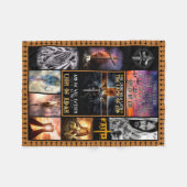 Hij kwam tot een lammeren van God-leeuw van Judah Fleece Deken (Voorkant (Horizontaal))