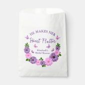 Hij laat haar hart sneller kloppen Vlinderthema Br Bedankzakje (Voorkant)