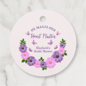 Hij laat haar hart vlinderslag Vrijgezellenfeest Bedankjes Labels (Achterkant)