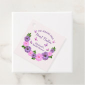 Hij laat haar hart vlinderslag Vrijgezellenfeest Bedankjes Labels (In situ)