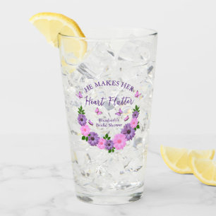 Hij laat haar hart vlinderslag Vrijgezellenfeest Glas