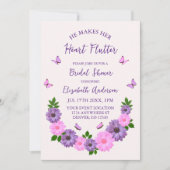 Hij laat haar hart vlinderslag Vrijgezellenfeest Kaart (Voorkant)