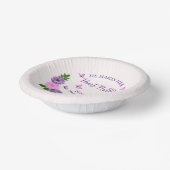 Hij laat haar hart vlinderslag Vrijgezellenfeest Papieren Kommen (Gebogen)