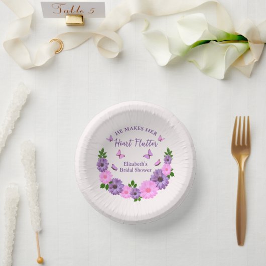 Hij laat haar hart vlinderslag Vrijgezellenfeest Papieren Kommen (Huwelijk)