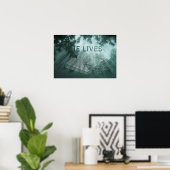 Hij leeft bij paasmager Poster (Thuiskantoor)