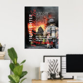 HIJ LEEFT HET BRANDWEERMAN POSTER (Thuiskantoor)