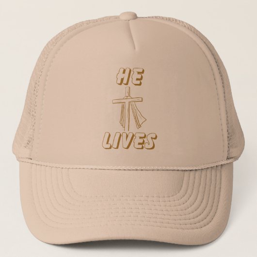 Hij leeft Inspirerend, op het geloof gebaseerde Ch Trucker Pet (Voorkant)