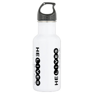 Hij leeft om hem te kennen. Hij redt dat hij erin Waterfles