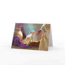 Hij leeft! paase Kaart