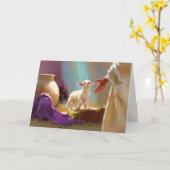 Hij Leeft! Pasen Kaart (Gele Bloem)