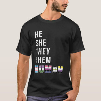 Hij leerde ze via trans non-binaire genderfluid of t-shirt