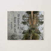 Hij leest me nog steeds naast water legpuzzel (Horizontaal)