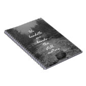 Hij leidt me naast de bijbelversie van de stilstaa notitieboek (Rechterzijde)