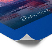 Hij leidt me naast het Paarse Poster van de hemel (Hoek)