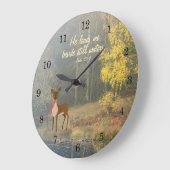 Hij leidt me naast stilstaande wateren, diep door  grote klok (Hoek)