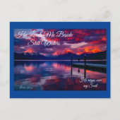 Hij leidt me nog steeds in het Paarse Briefkaart (Voorkant)