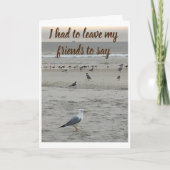 HIJ LIET AL ZIJN VRIENDEN ACHTER OM TE ZEGGEN ** G KAART (Voorkant)