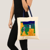 Hij liet haar een keer wachten in 2000 tote bag (Voorkant (product))