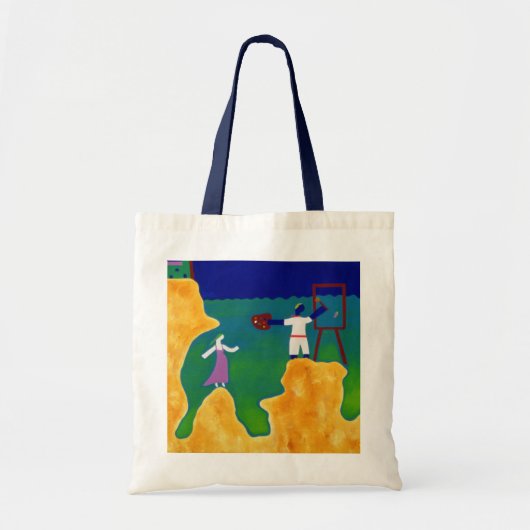 Hij liet haar een keer wachten in 2000 tote bag (Voorkant)