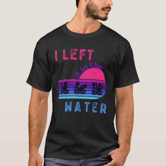 Hij liet het in de waterdoop kleding voor gedoopt t-shirt (Voorkant)