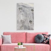 Hij loopt naast me! canvas afdruk (Insitu (Woonkamer))