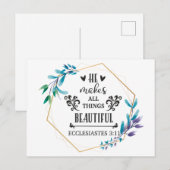 Hij maakt alles mooi briefkaart (Voorkant / Achterkant)