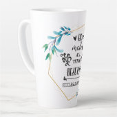 Hij maakt alles mooi latte mok (Linkerhoek)