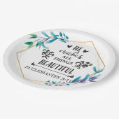 Hij maakt alles mooi papieren bordje (Gekanteld)