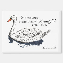 Hij maakt alles prachtig Bijbelvers magneet