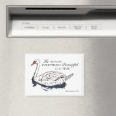 Hij maakt alles prachtig Bijbelvers magneet (Insitu (Vaatwasser))