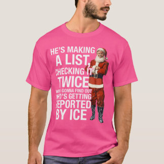Hij maakt een lijst controleer het tweemaal We gaa T-shirt