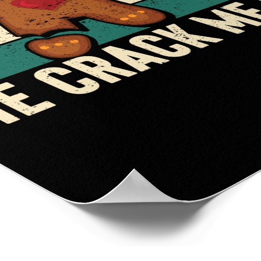 Hij maakt me aan het lachen met een grappige maffm poster (Hoek)