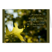 Hij maakt me wakker Parakaleo kaart (Voorkant Horizontaal)