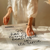 Hij maakte alle dingen mooi gedrukt poster