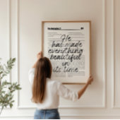 Hij maakte alle dingen mooi gedrukt poster