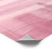 "Hij maakte alles mooie Waterverf" zonsondergang Poster (Hoek)