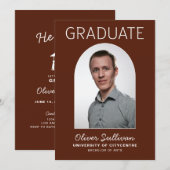 Hij maakte er een foto van het Bourgondische Afstu Kaart (Voorkant / Achterkant)