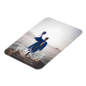 Hij maakte het Moderne Afstuderen Foto van het Man Magneet (Linkerzijde)