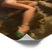 Hij maakte me bijna bang van mijn huid Pin Up Poster (Hoek)