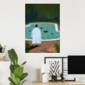 Hij met die eenden poster (Thuiskantoor)