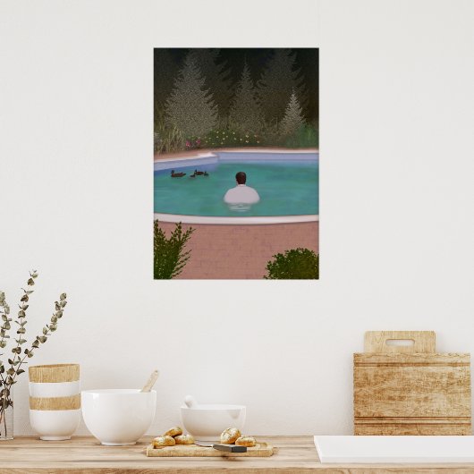 Hij met die eenden poster (Keuken)