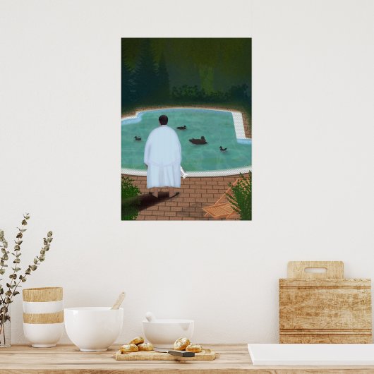 Hij met die eenden poster (Keuken)