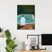 Hij met die eenden poster (Thuiskantoor)