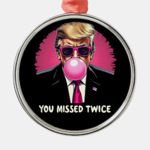 Hij miste de verkiezing van Trump in 2024 Metalen Ornament