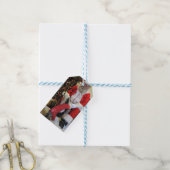 Hij moet niet langer wachten cadeaulabel (Met Touw)