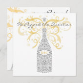 Hij nam de uitnodiging van de vragenronde aan (Voorkant / Achterkant)