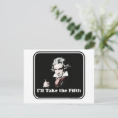 Hij neemt de vijfde. briefkaart (Staand voorkant)